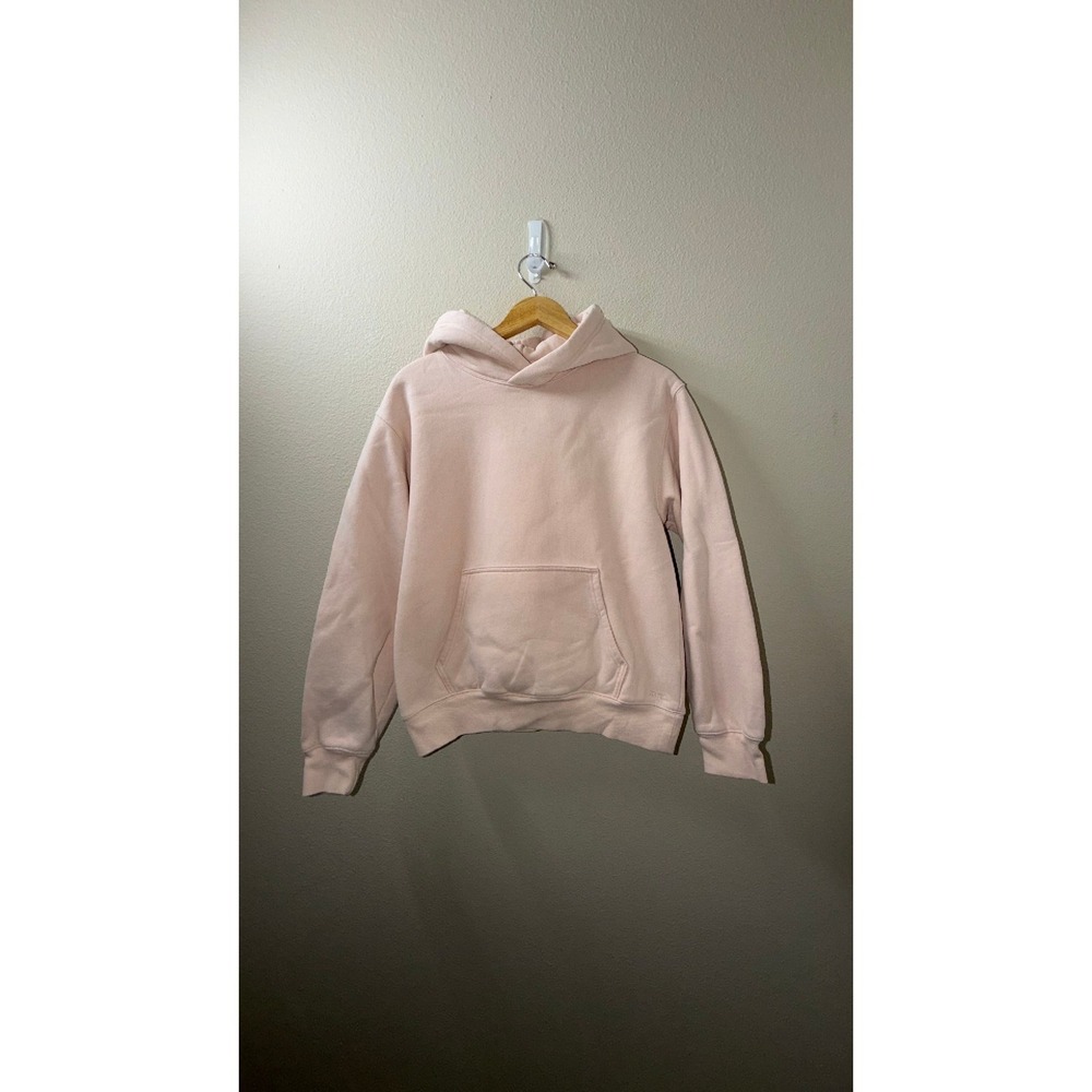 Women's Aritzia Sweatfleece Cozy Fleece Light Pink Hoodie Size Medium